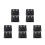 10Pcs Speaker Box Wire Connectors Black Plastic Iron for Home Wiring 5