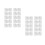 20Pcs Plastic Bed Frame Pegs White Crib Connector Bed Support Hardware 8