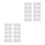 20Pcs Plastic Bed Frame Pegs White Crib Connector Bed Support Hardware 4