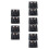 10Pcs Speaker Box Wire Connectors Black Plastic Iron for Home Wiring 8