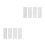 8Pcs Plastic Cake Spatulas White Scrapers for Home and Store 7