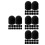 200Pcs Universal Replacement Stylus Tips Silicone for Capacitive Pens 5