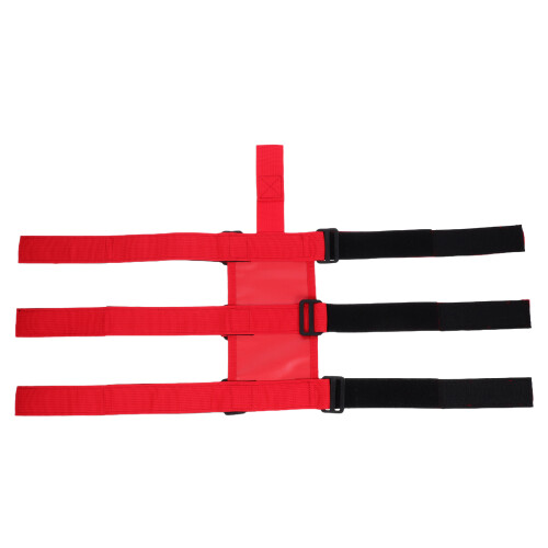 4Pcs Red Nylon Fire Extinguisher Straps Antiroll Brackets for Car Use