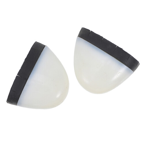 5Pairs Impact Resistant White Plastic Toe Guards for Safety Work Boots 1