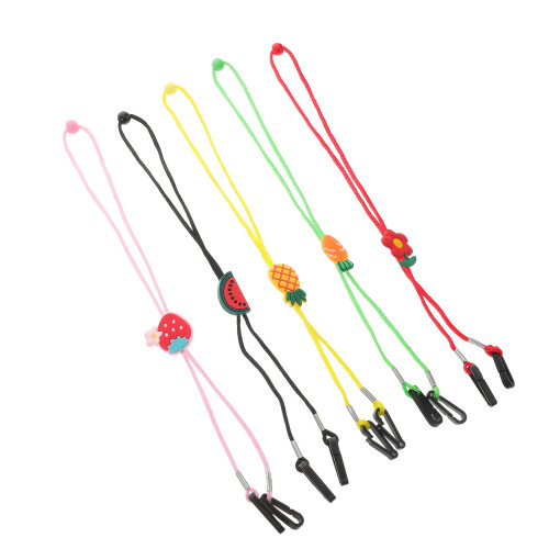 20Pcs Adjustable Kids Lanyard Cartoon Holder Neck Strap