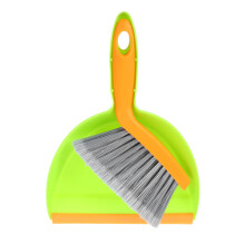 4Sets Multi-Color Mini Hand Broom and Dustpan PP for Detail Cleaning