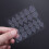 24Pcs Easy Apply Transparent Nail Glue Stickers Double-Sided Nail Tips 10