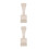 2Pcs Plastic Wall Shampoo and Soap Dispenser Holder in White 4