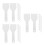 36Pcs Lightweight White Refrigerator Ice Remover Frost 6