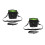 2Pcs Dog Treat Waist Pack Grey Multifunctional Training Accessory 4