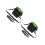 2Pcs Dog Treat Waist Pack Grey Multifunctional Training Accessory 6