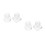 4Pcs Compact Transparent Makeup Pressing Stamper for Eyeshadow Blush 9