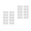20Pcs Plastic Bed Frame Pegs White Crib Connector Bed Support Hardware 7