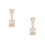 2Pcs Plastic Wall Shampoo and Soap Dispenser Holder in White 5