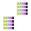 48Pcs Finger Sponge Paint Applicators Soft Durable Art Tools 4
