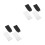 8Pcs Durable Plastic Violin Bow Tips for Quick Bow Repair 6