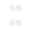 4Pcs Compact Transparent Makeup Pressing Stamper for Eyeshadow Blush 6