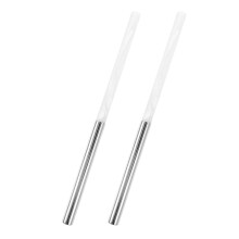 6Pcs Fine White Nail Art Liner Pens Acrylic Material for Salon & DIY