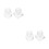 4Pcs Compact Transparent Makeup Pressing Stamper for Eyeshadow Blush 7