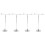 4Pcs Rustproof Stainless Steel Wedding Sign Display Stand for Ceremony 6