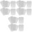 12Pairs Plastic Boot Inserts White Reusable Boot Shaper for Tall Boots 4