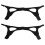2Pcs Black Adjustable Chin Strap for Sleeping Comfortable Breathable 1