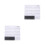 2Pcs Assorted Color Durable Piano Key Stickers Easy Remove Reuse 8