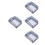 4Pcs Home Use Waterproof Black Plastic Outdoor Socket Covers 5