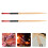 1Pair Red Wooden Drumsticks Practical Lightweight Drumsticks for Drums 11
