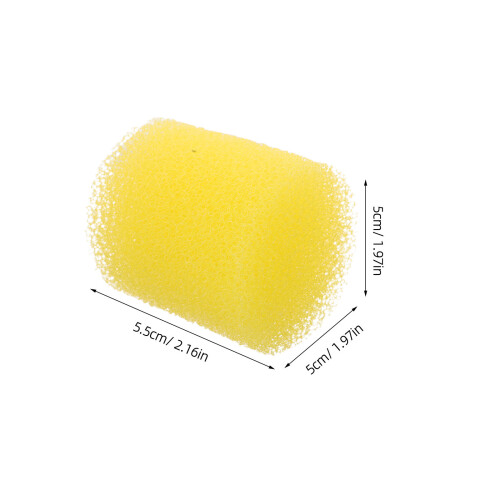 10Pcs Fish Tank Pre-Filter Sponge Roll Yellow Foam for Aquarium Filter 1