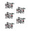 60Pcs Plastic Mini Lamp Posts for Dollhouse and Model Train Decoration 4