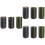 9Pcs Flat Wax Line Sewing Thread Tough Stitching Cord for Work 6