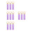 12Pcs Universal Fit Lavender Plastic Handle Grips for Brooms and Mops 7