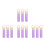 12Pcs Universal Fit Lavender Plastic Handle Grips for Brooms and Mops 4