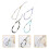 8Pcs Beaded Phone Lanyard Polymer Clay Assorted Color Phone Strap 10