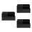 3Pcs Compact Black ABS Hair Salon Scissors Container Storage Box 8