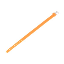 2Pcs Orange Durable Silicone Kids Wristband Boy Girl Silicone Bracelet