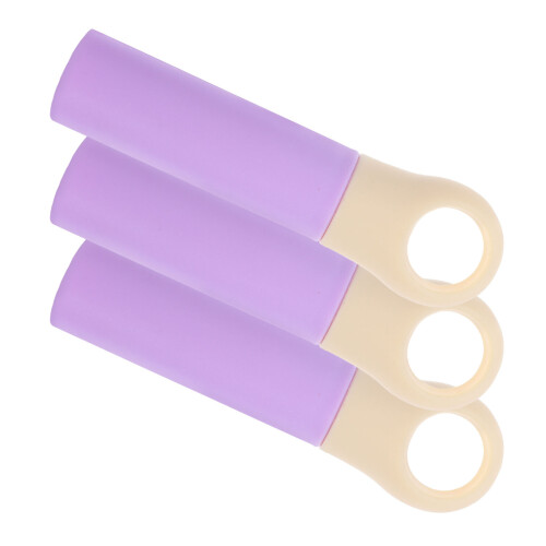 12Pcs Universal Fit Lavender Plastic Handle Grips for Brooms and Mops 2