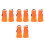 4Pièces Palmes Natation Enfants Orange Eva+pvc Confort 4