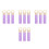 12Pcs Universal Fit Lavender Plastic Handle Grips for Brooms and Mops 9