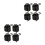 8Pcs Stable Black Air Hammer Replacement Springs for Pneumatic 8