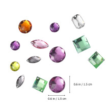 200Pcs Mixed Shape Rhinestone Gems for DIY Fashion and Crafts