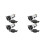 4St Auto USB C Sigarettenaansteker Socket Snellader Waterdicht Metaal 4