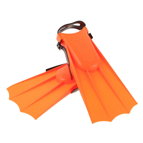4Pièces Palmes Natation Enfants Orange Eva+pvc Confort 2
