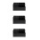 3Pcs Compact Black ABS Hair Salon Scissors Container Storage Box 7