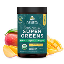 Ancient Nutrition, Supergreens Orgánicos, Mango, 6.8 oz (192.8 g)