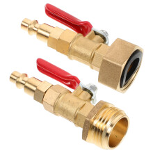 5Stk Schnellkupplung Messing -Adapter Mit 3/4 Zoll Gewinde