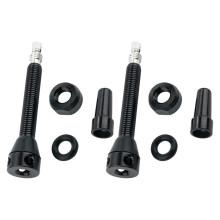 10Stk Hochdruck Reifenventile Aluminium Tubeless Schwarz Anti-Backflow