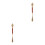 2Pièces Cintre À Chaussures Bois+zinc Extra Long Usage 5