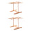 2Stk Holz-Pasta- Orange Mit Praktischem, Leichtem Design 6